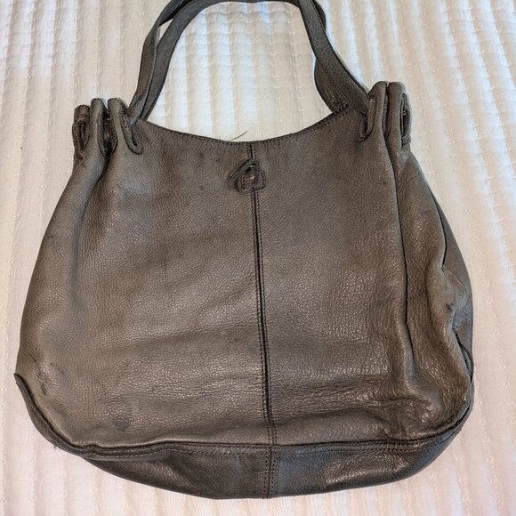 Brown Leather hobo bag - Picture 1 of 2